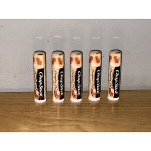 ChapStick Pumpkin Pie Skin Protectant Lip Balm Set Of 5 Tubes .15 oz. New Sealed